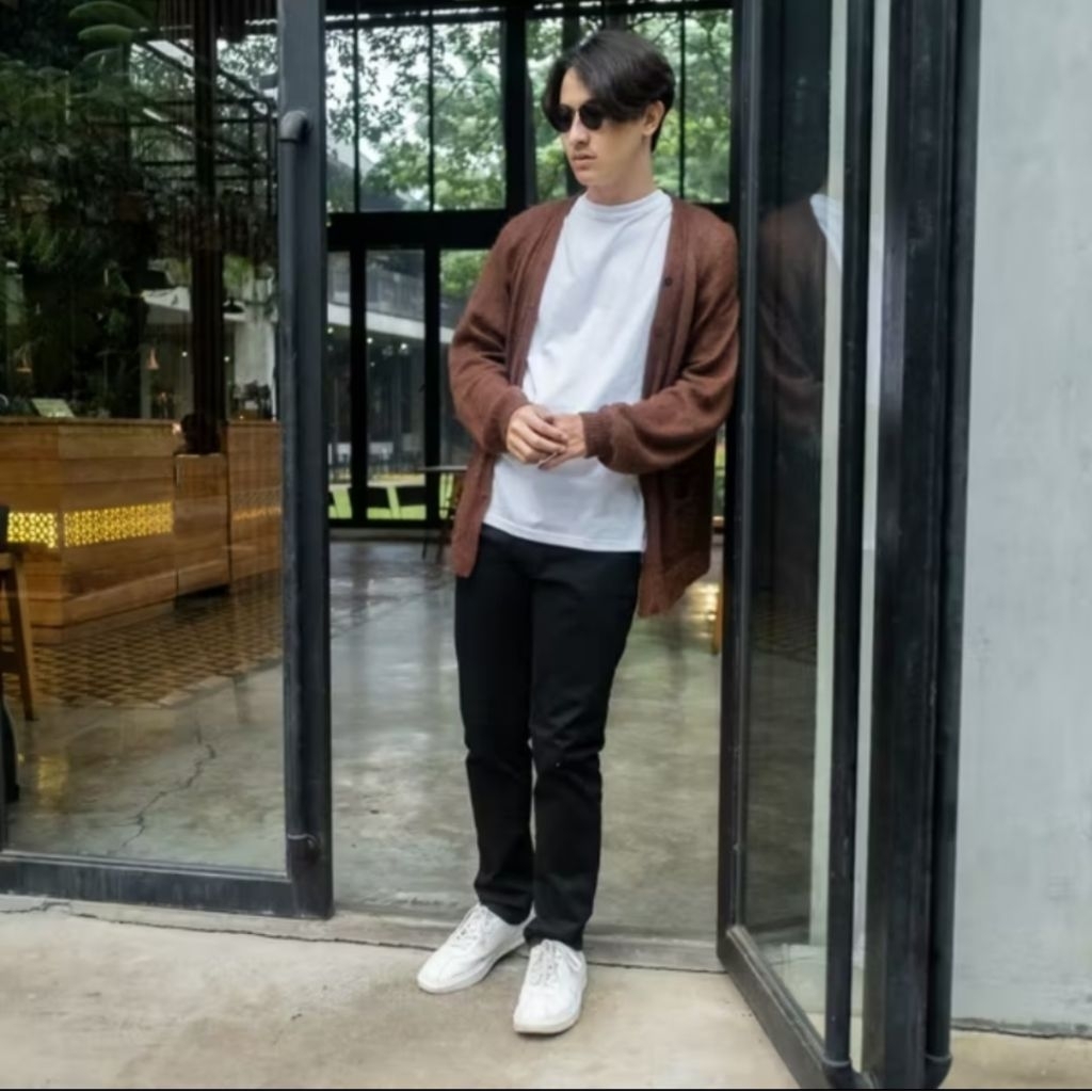 celana jeans hitam pria premium M-Zone