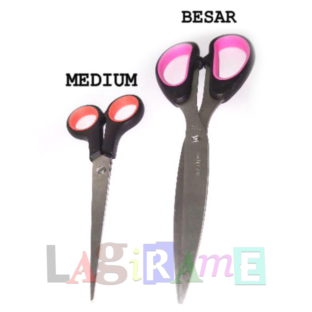 

TERMURAH!! GUNTING BESAR DAN MEDIUM SERBAGUNA / GUNTING STAINLESS / GUNTING TAJAM / ALAT TULIS KANTOR