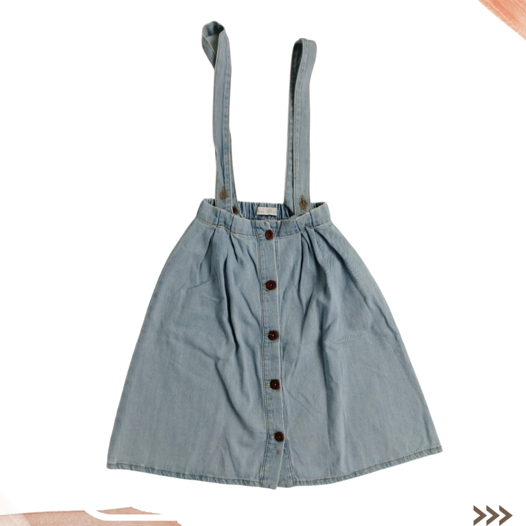 PRELOVED  - OVERALL ROK DENIM ZARA KIDS