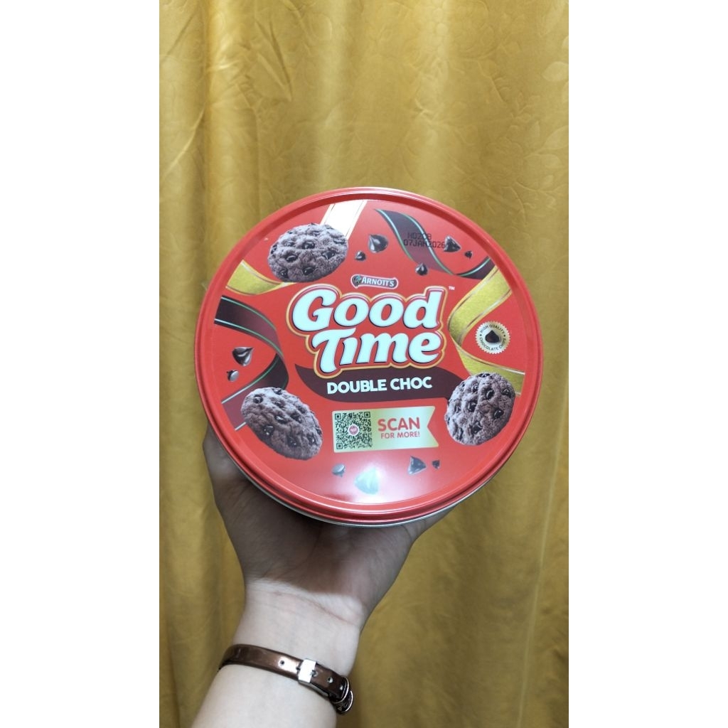 

Good Time biscuit Choco Chips 144gram-Ampiran Camilan Djawa