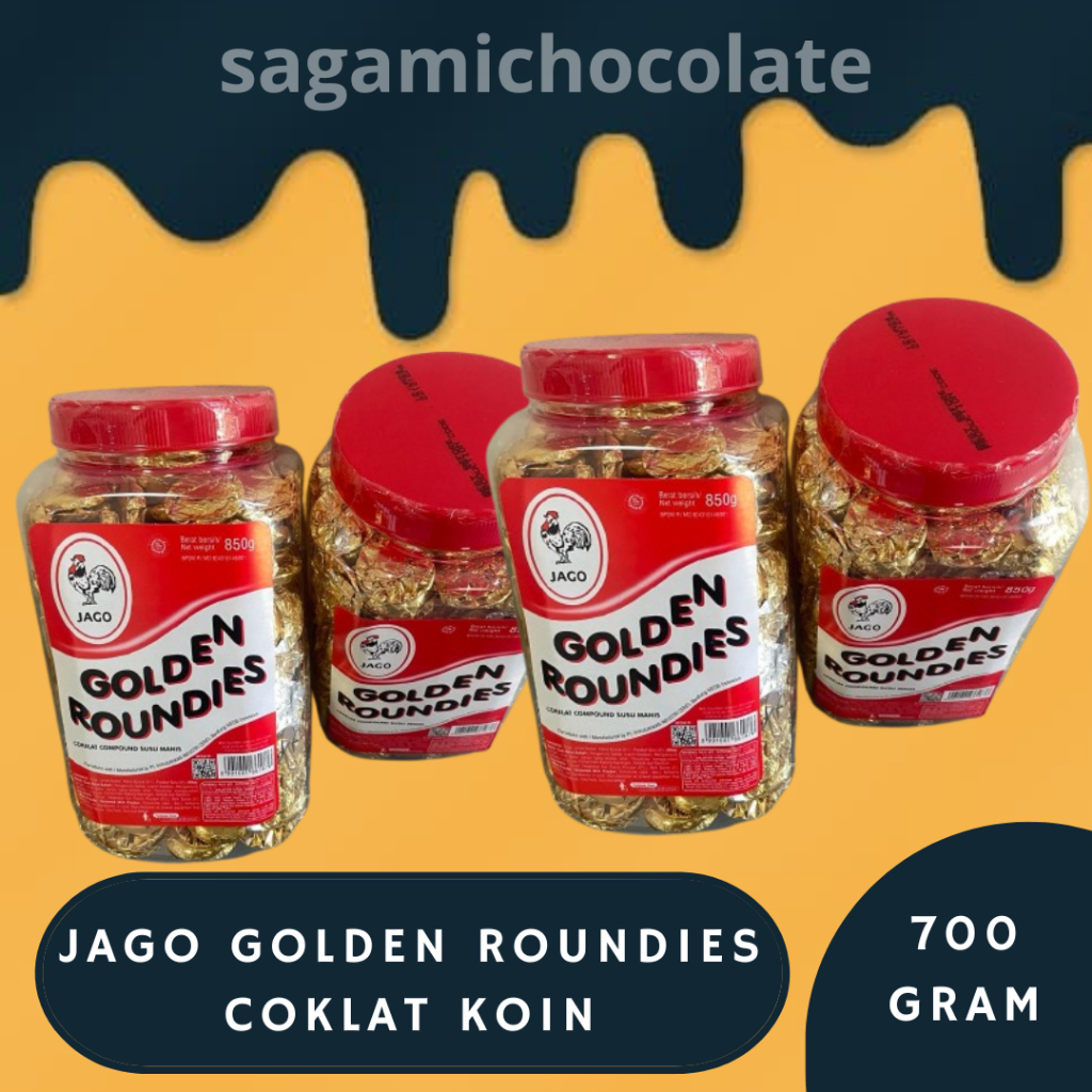 

GOLDEN ROUNDIES TOPLES 700 GR / COKLAT JAGO / COKLAT KOIN GOLDEN RONDIES / COKELAT COIN / COKLAT KOIN JAGO COKLAT JADUL