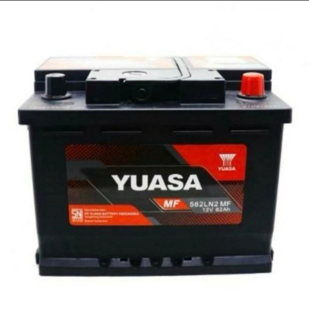 AKI BATERAI KERING YUASA 562LN2/LN2 INNOVA REBORN BENSIN SPIN 62AH