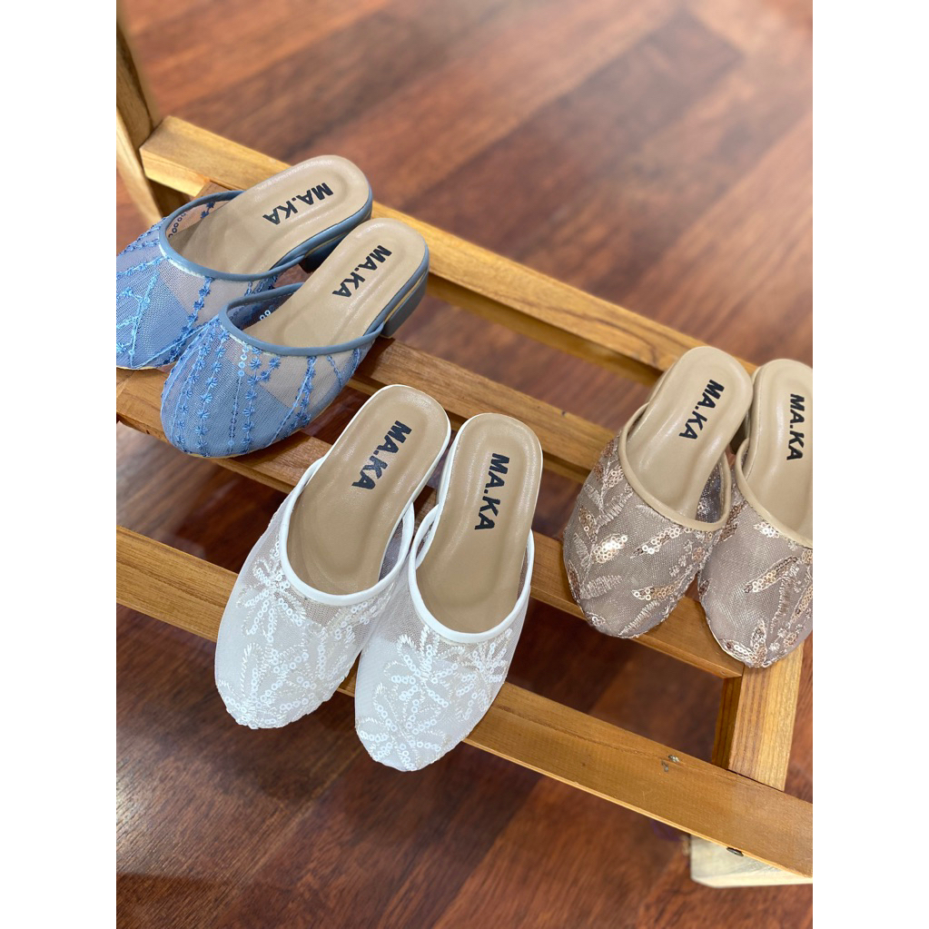 Sandal Cewek Luna Lace