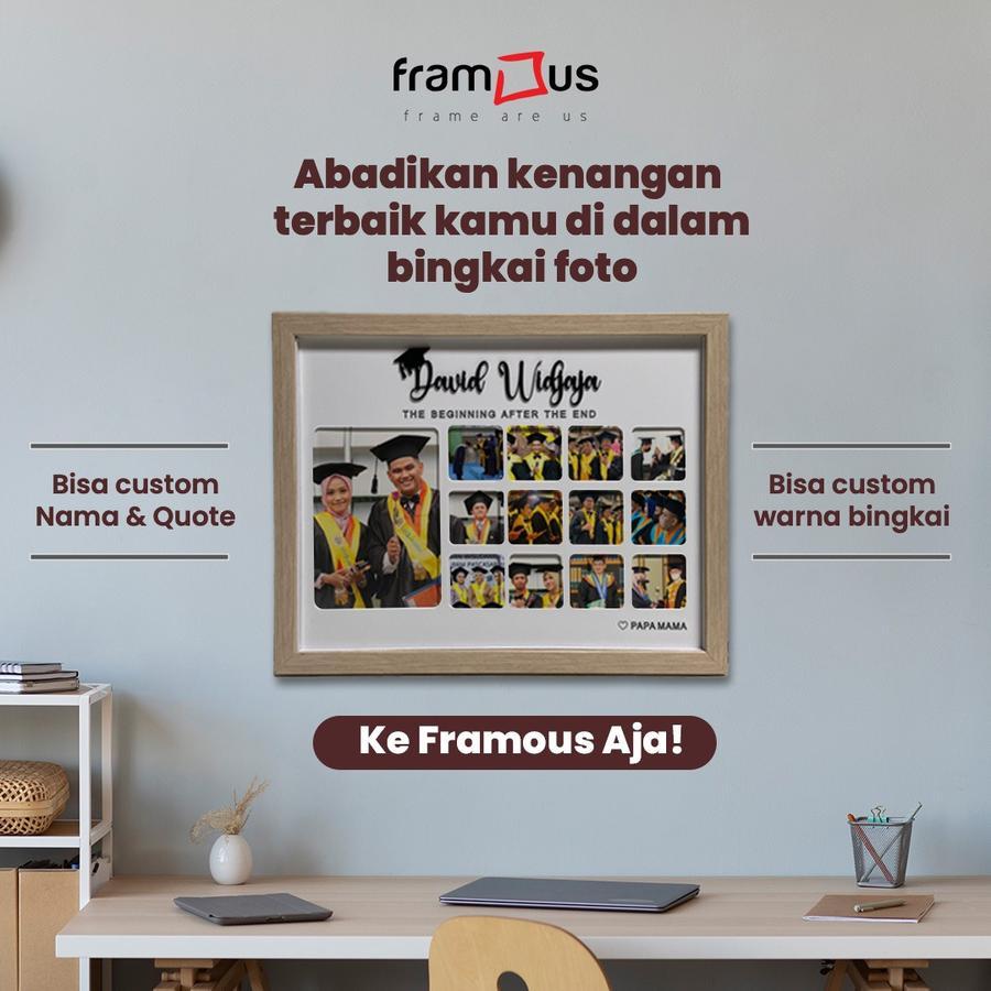 Pigura Graduation Wisuda 16RS 60X40-Custom Bingkai Graduation