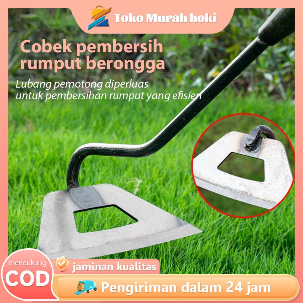 Cangkul Kecil Berkebun Baja Alat Berkebun Pacul Portable Cangkul Tajam Untuk Kebun Pertanian