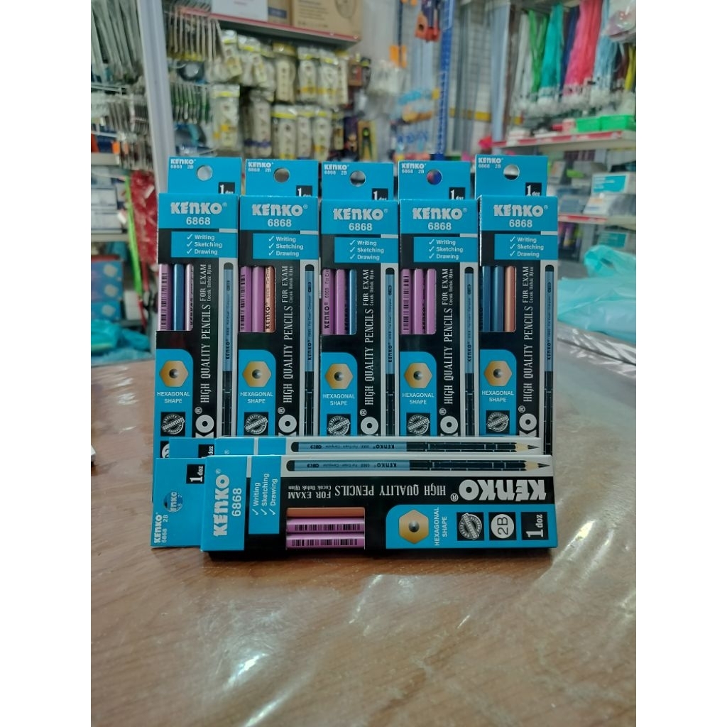 

Pensil Kenko 2B 6868 (1 box isi 12 pc)