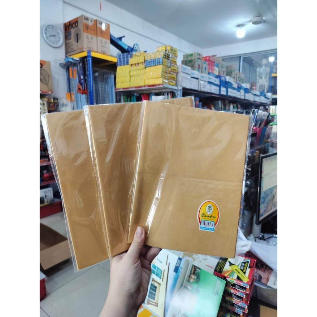 

Sampul Buku Coklat Bamboo Quarto Isi 20 Lbr