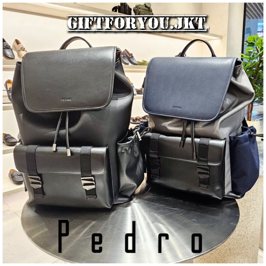 Tas Punggung Pria Pedro Hamilton Backpack Ransel Man Bag Tas Punggung Cowok Laki Laki