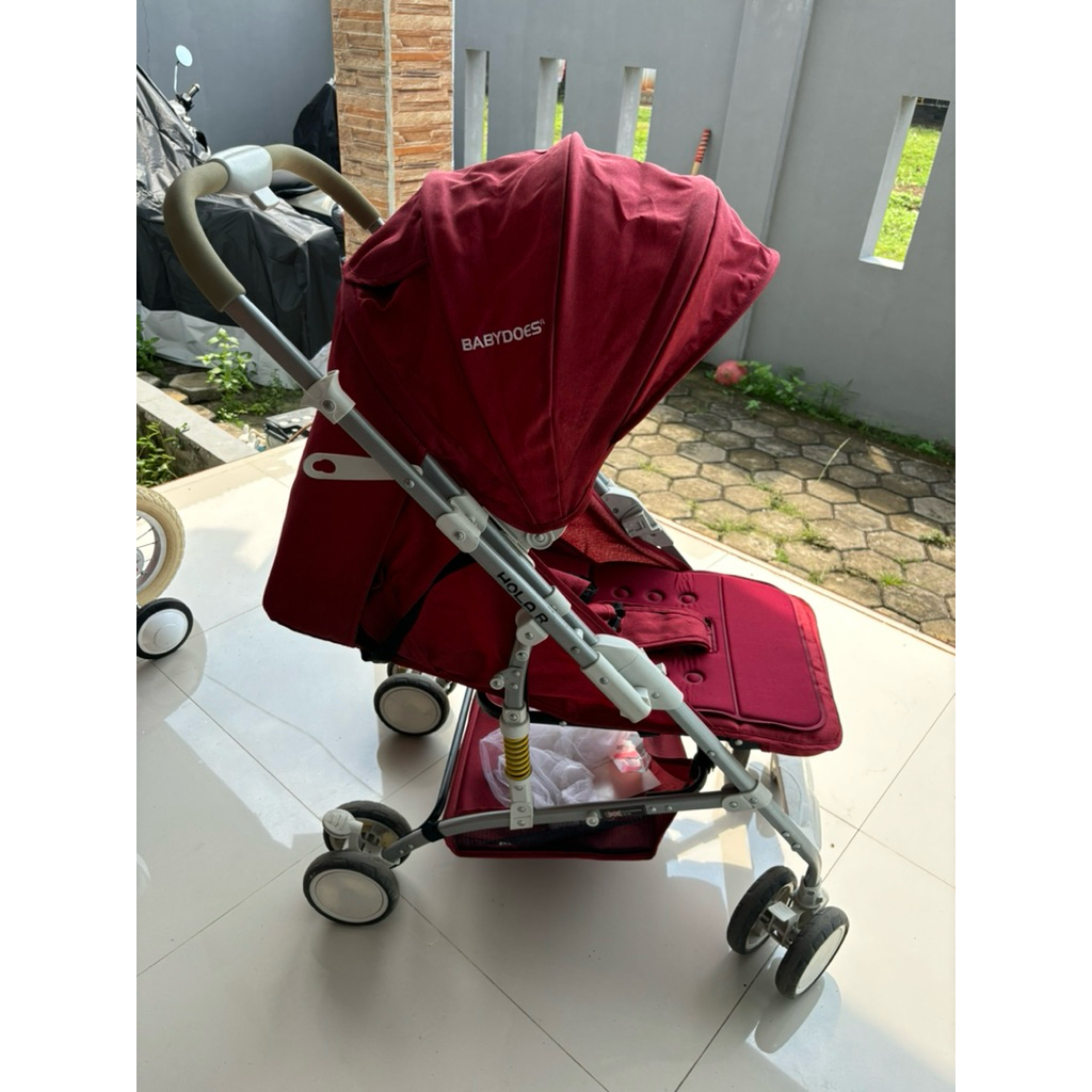 PRELOVED STROLLER BABYDOES HOLA R MERAH