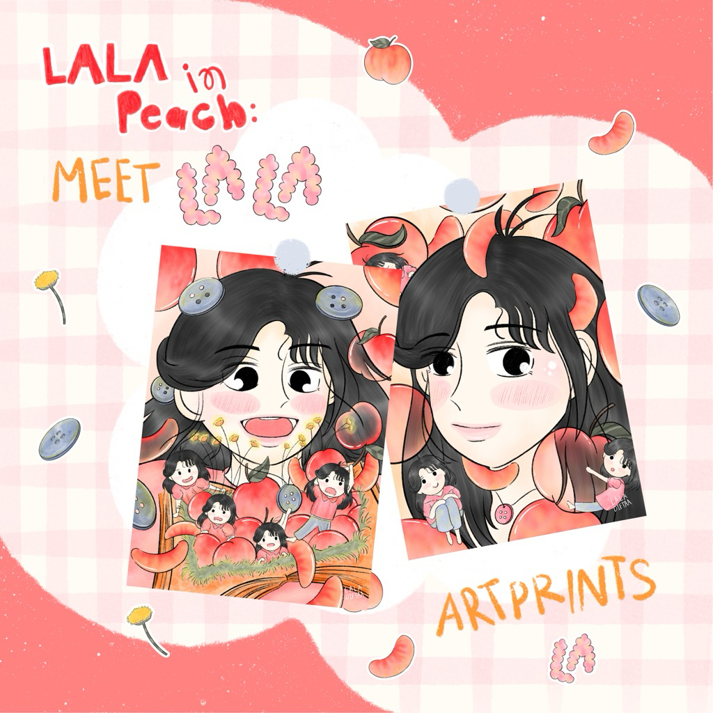 

ARTPRINTS | LALA in Peach: Meet LALA