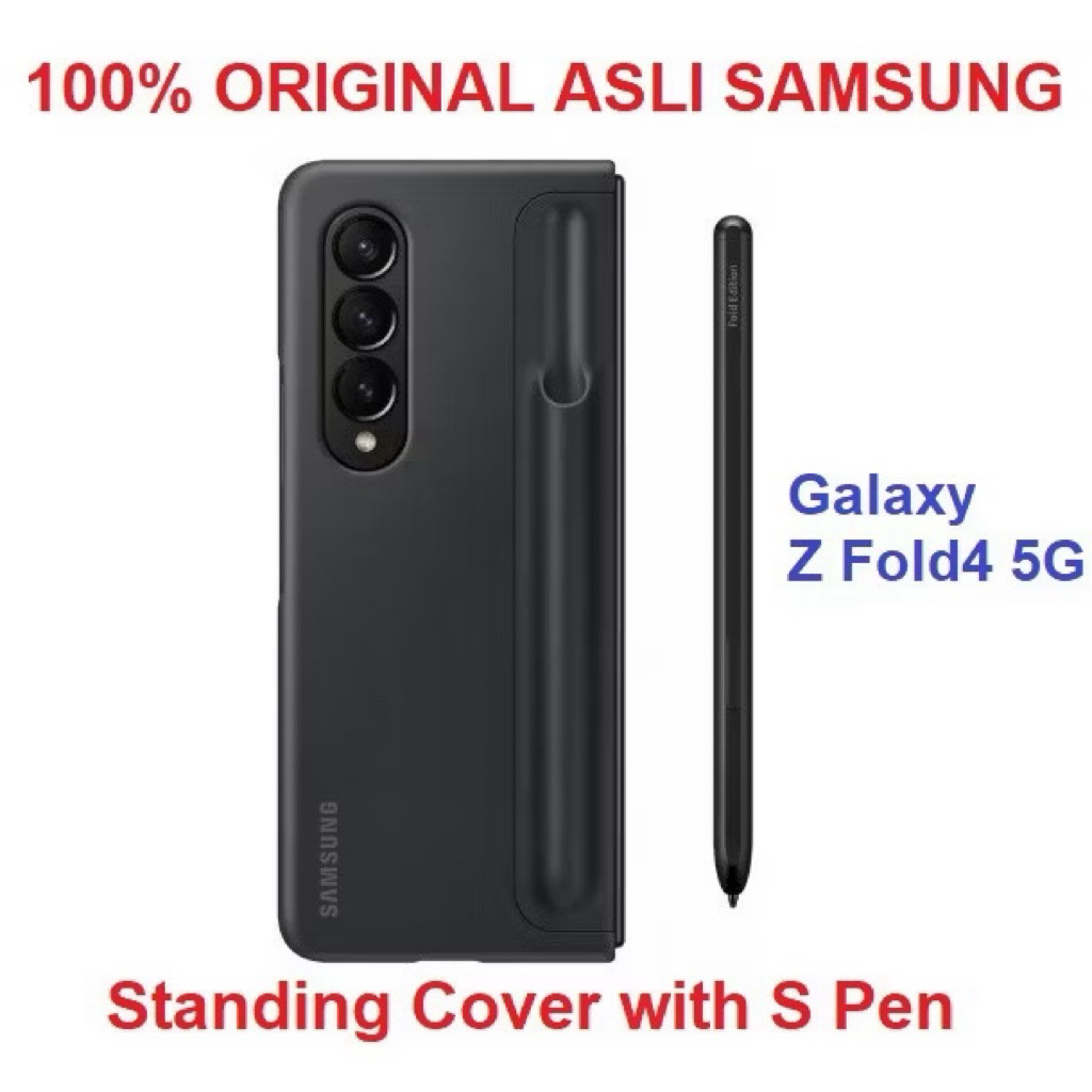 Samsung Galaxy Z Fold4 Z Fold 4 Flip Cover Case Original Asli with S Pen
