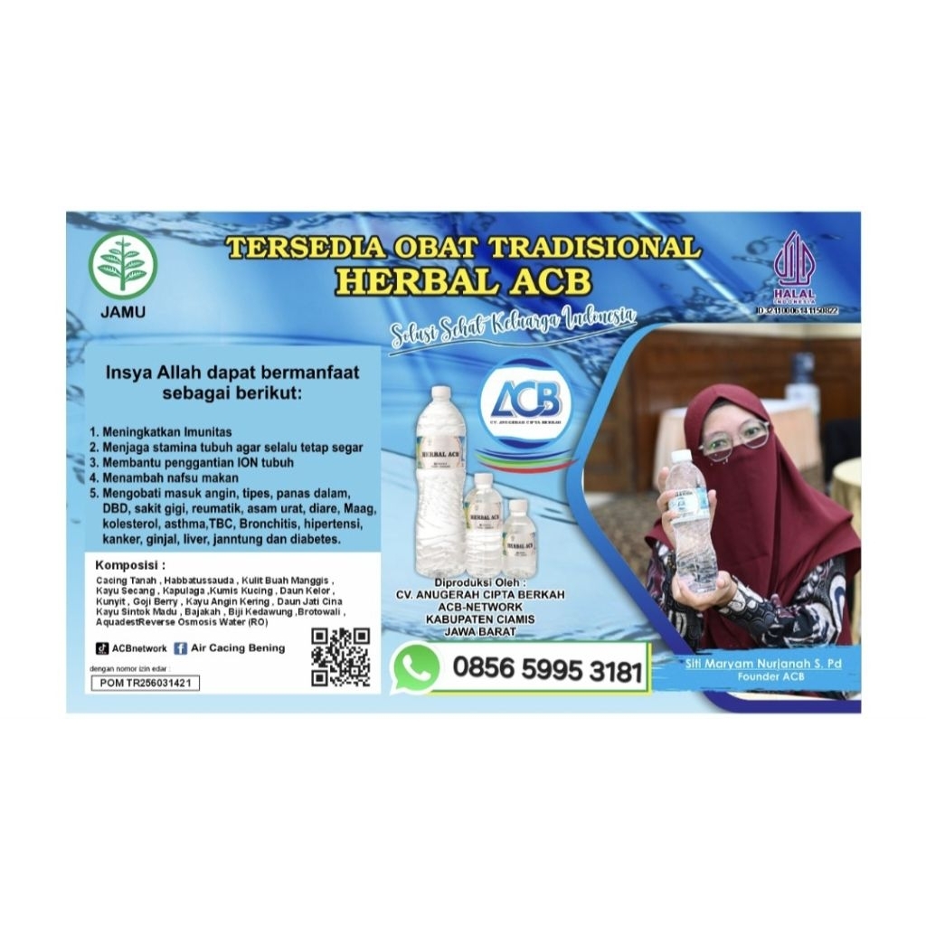 

Herbal Air Cacing Bening (ACB) Untuk Tipes Demam Panas
