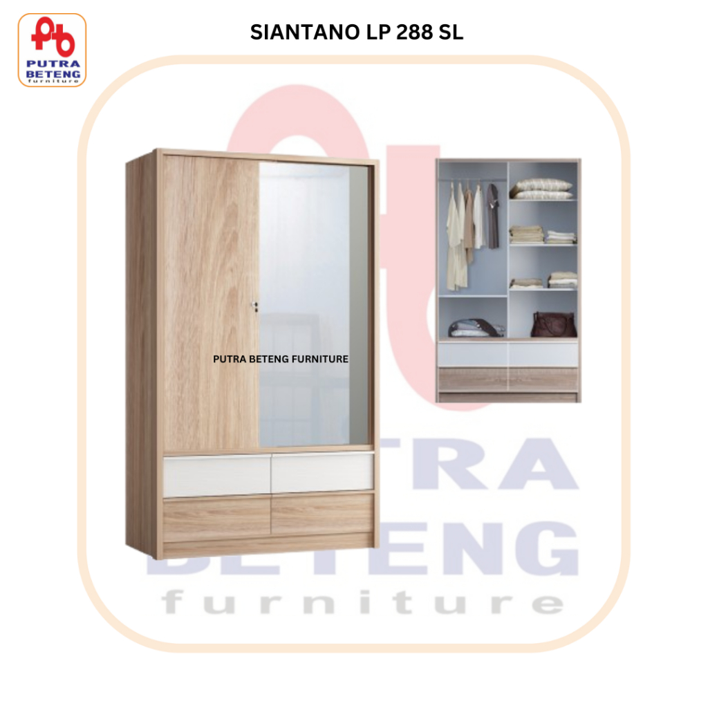 Lemari Pakaian Siantano LP 288 SL Jogja