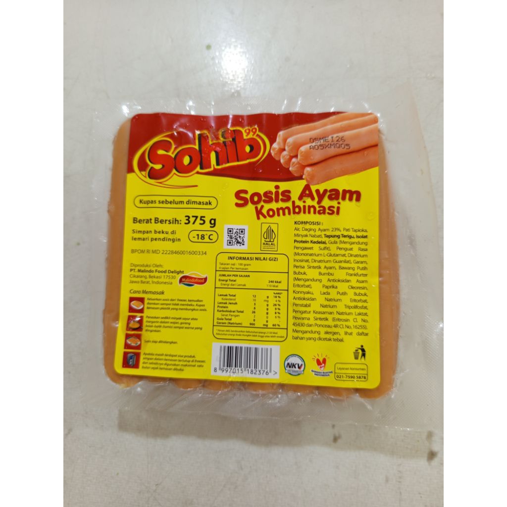 

SOHIB sosis ayam 375gram