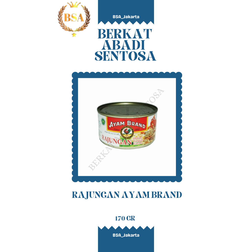 

RAJUNGAN AYAM BRAND (170 GR)
