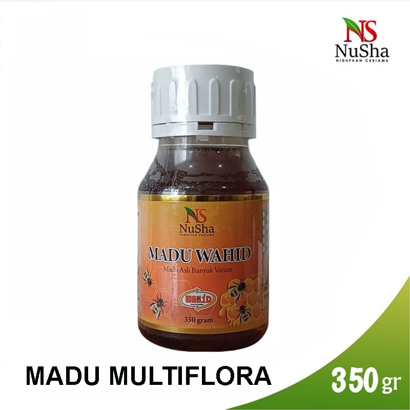 

NUSHA - Madu Wahid Nusha Jenis Multiflora - Madu Asli - Isi 350gr