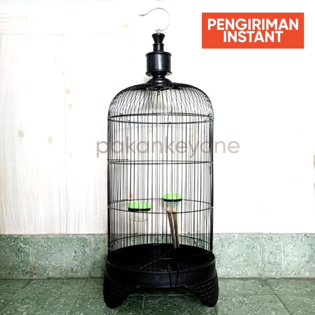 Sangkar Burung Besar Kandang Ram Besi Tebal Kenari LoveBird Pleci Perkutut Puter Cage Bird
