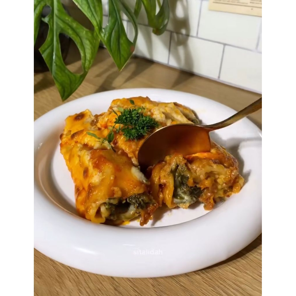 

Spinach Cheese Cannelloni