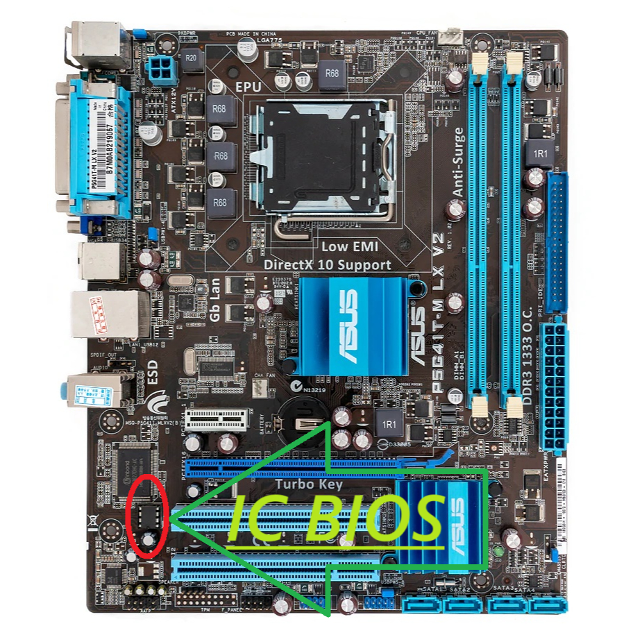 IC BIOS Asus P5G41T-M LX