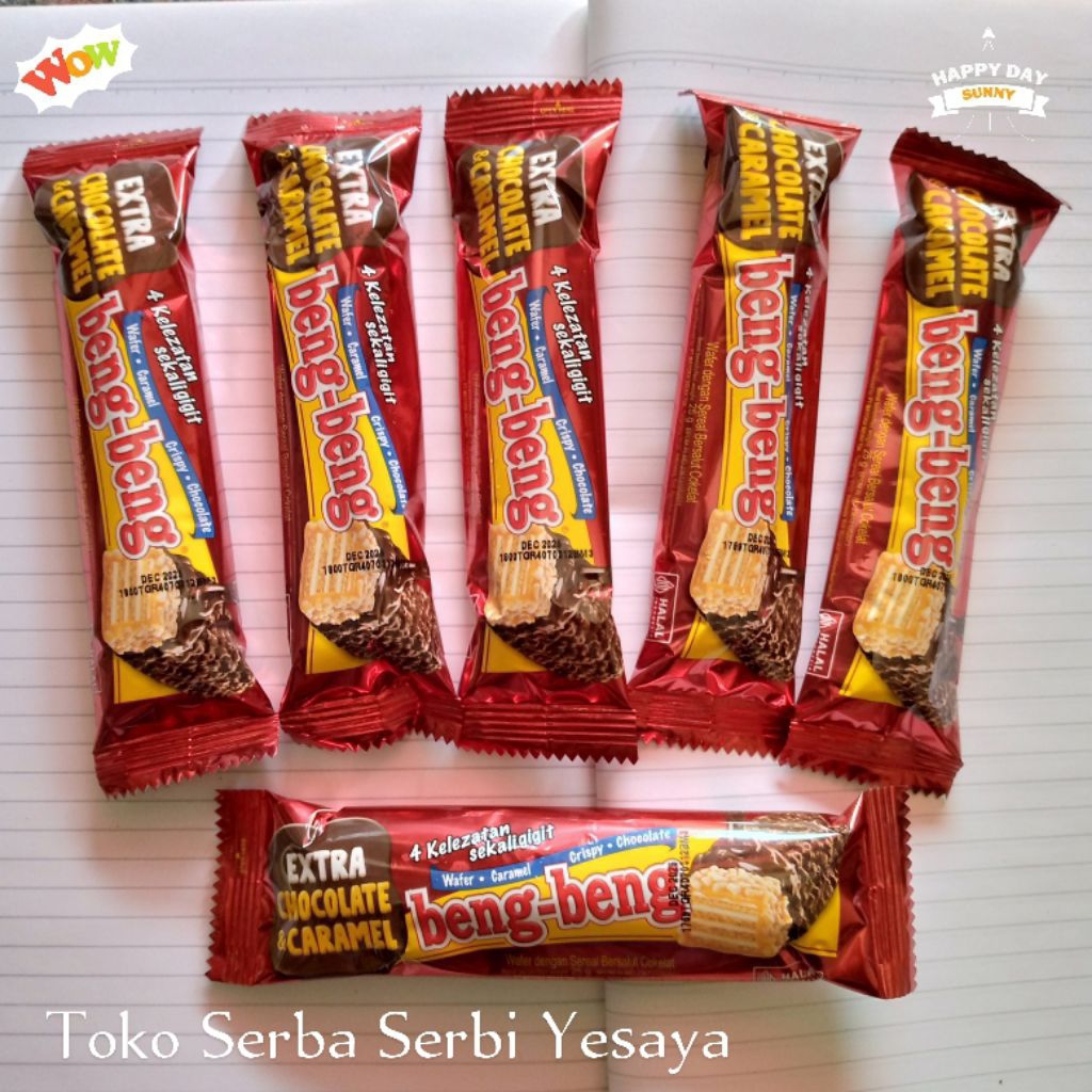 

Beng-beng Wafer dengan Sereal Bersalut Cokelat (6 pc x 25 gr)