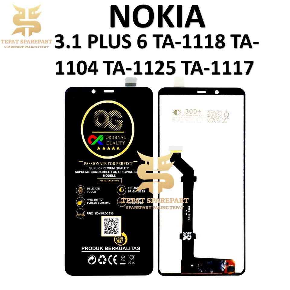LCD TOUCHSCREEN NOKIA 3.1 PLUS 6 / TA-1118 / TA-1104 / TA-1125 / TA-1127 ORIGINAL 100% FULLSET