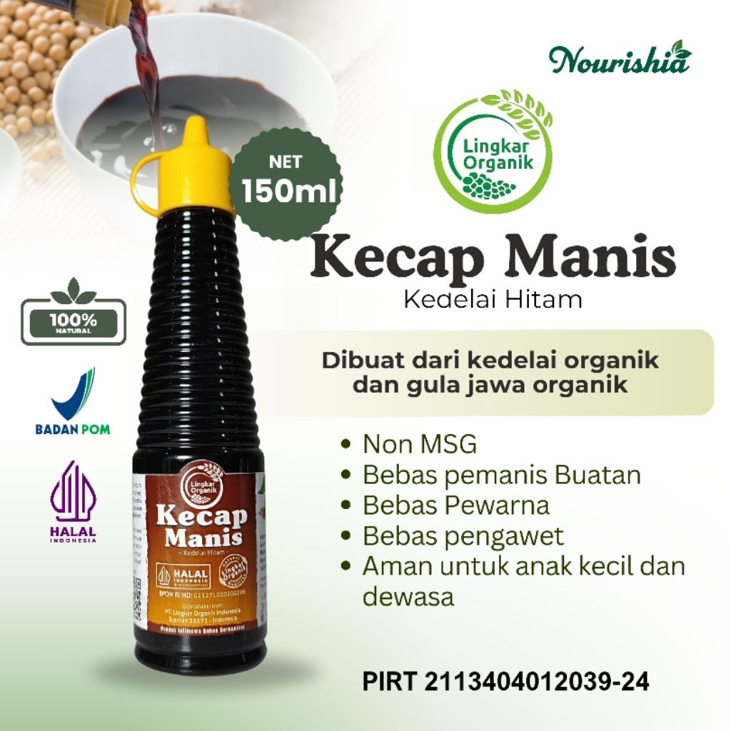 

Kecap Manis Organik 150ml - Lingkar Organik