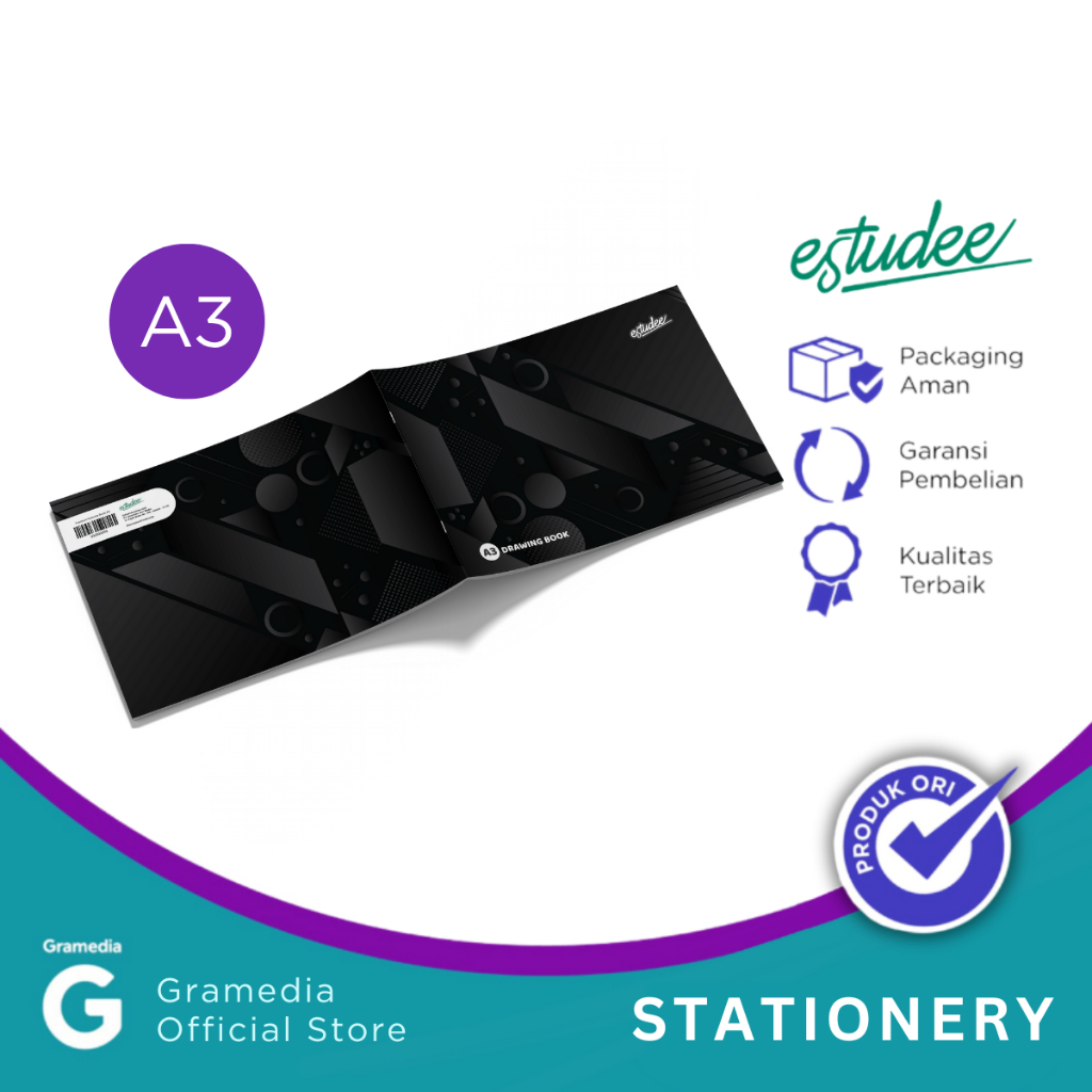 

Estudee Drawing Book A3 K Geometry Shade