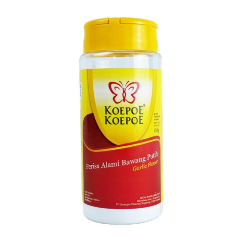 

Koepoe-Koepoe / Kupu-Kupu Garlic Bawang Putih Bubuk 130gr- Kupu kupu