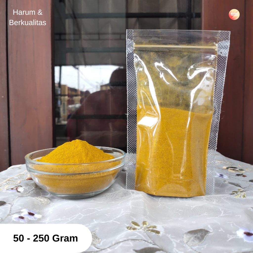 

Kunyit Bubuk Lokal/ Tepung Kunyit Lokal Sedia 50 - 250 Gram
