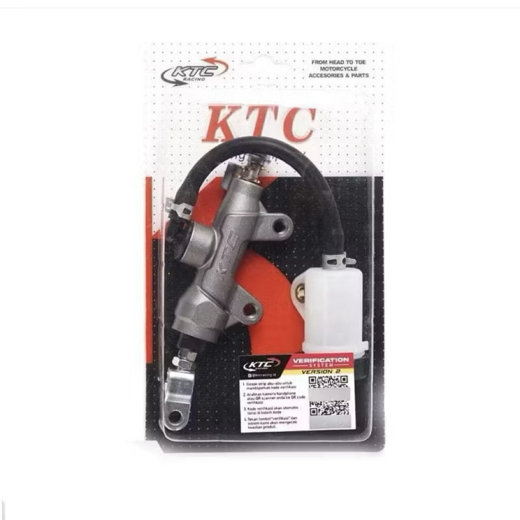 MASTER REM BELAKANG  KTC Racing Tabung Kecil Pisah Universal