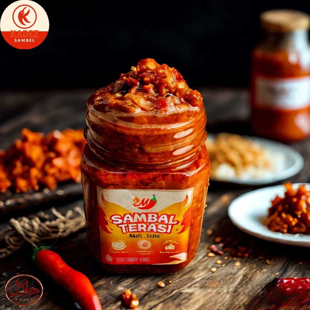 

Sambel Terasi Pedas 160 Gram Enak dan Lezat Sambal Trasi