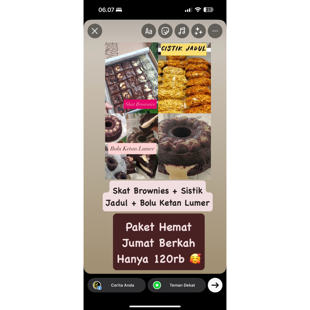 

Paket Hemat Skat Brownies Bolu Ketan Lumer Sistik Jadul