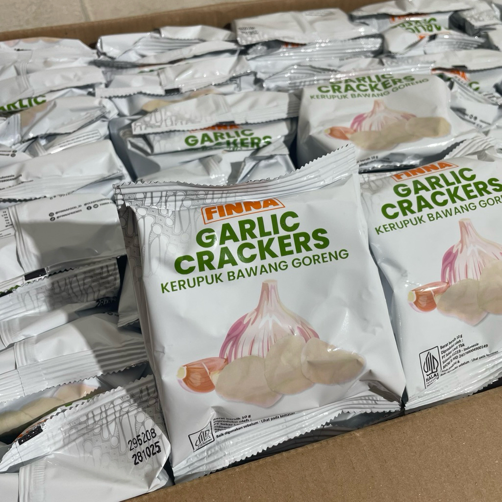 

Kerupuk Finna 1 Box isi 120pcs RASA BAWANG Sudah di Goreng