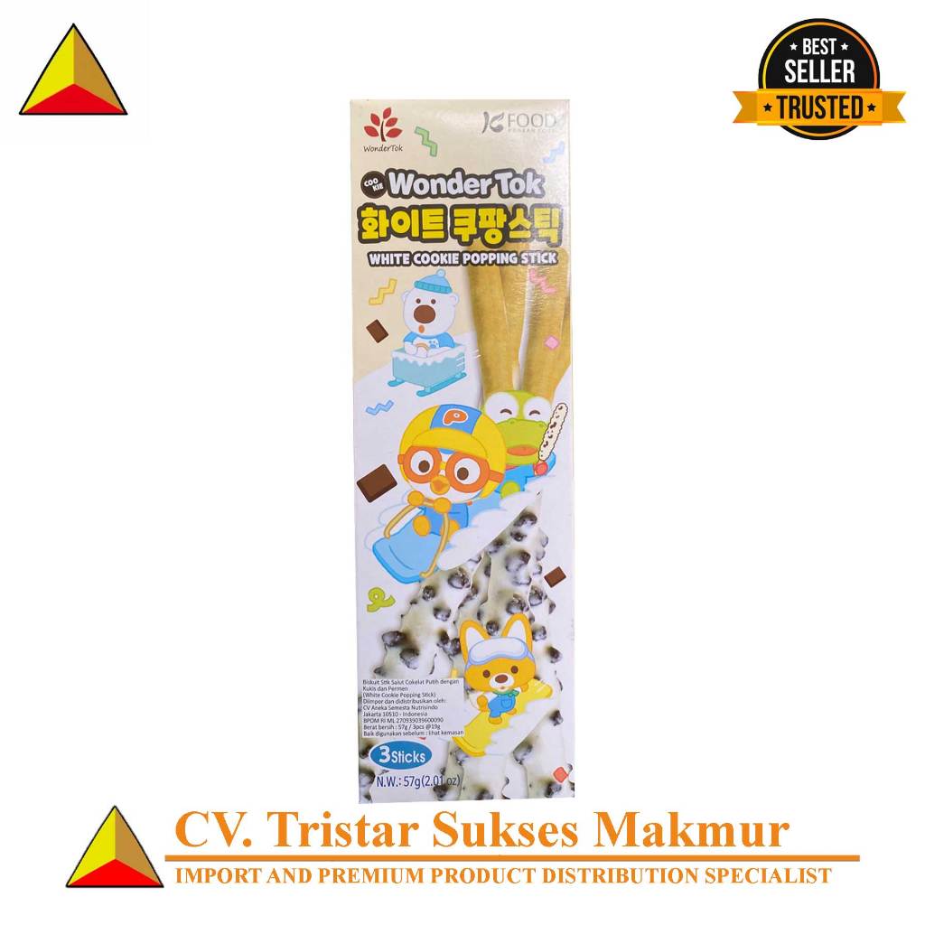 

Wonder Tok x Pororo White Cookie – Popping Candy Stick Lucu & Manis Favorit Anak