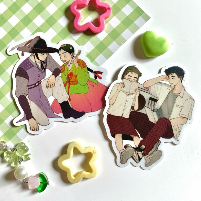 

RK After School Lessons for Unripe Apples Kim Cheol Hwang Miae Couple Fanart / Stickers by