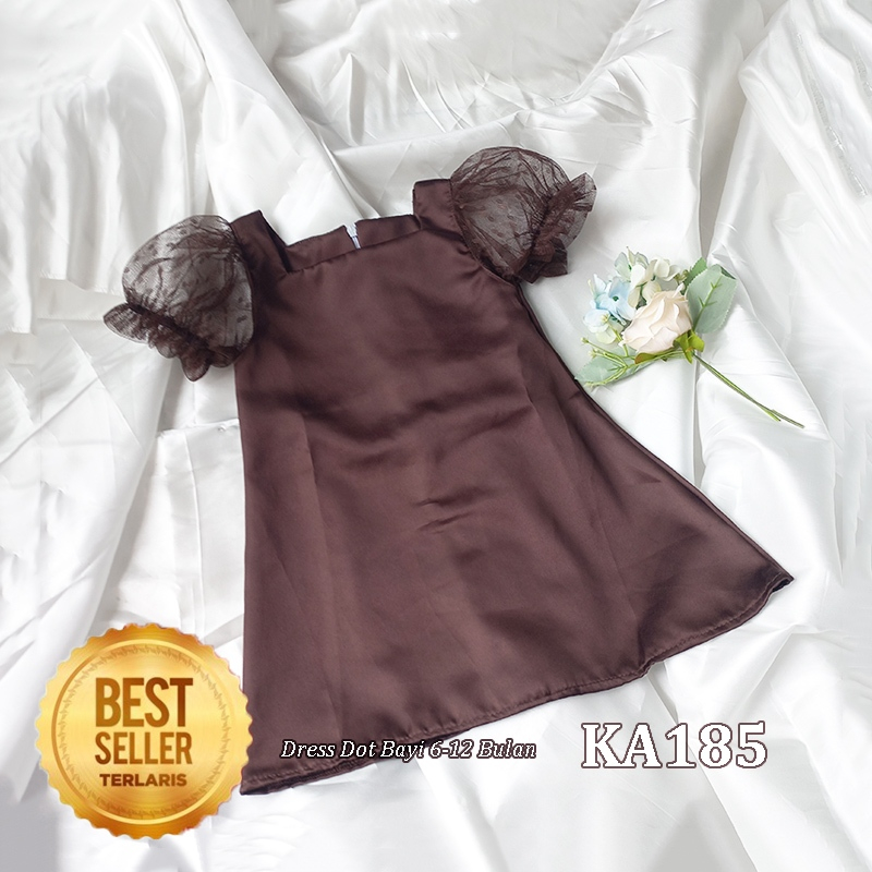 Baju Anak Perempuan Coklat Mahogany Usia 2 3 Tahun Terlaris Dress Kondangan Coffe Earth Tone Dress U