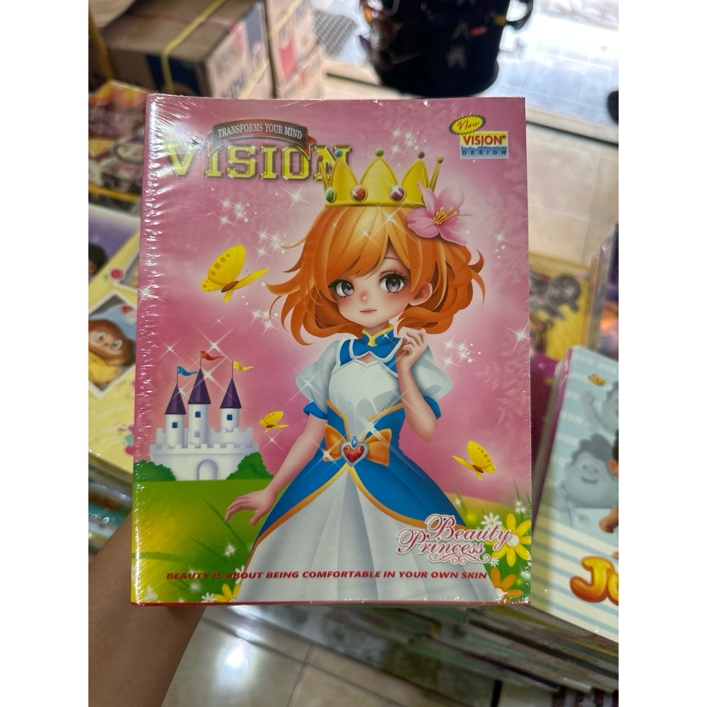 

Buku Tulis Vision 38 lembar 1 pack (10pcs) Gambar Perempuan