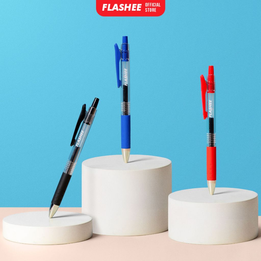 

Flashee Pulpen Flashee ZimoPro Pena Gel Klik 0.5mm Grip Nyaman Tinta Halus Dan Warna Tajam