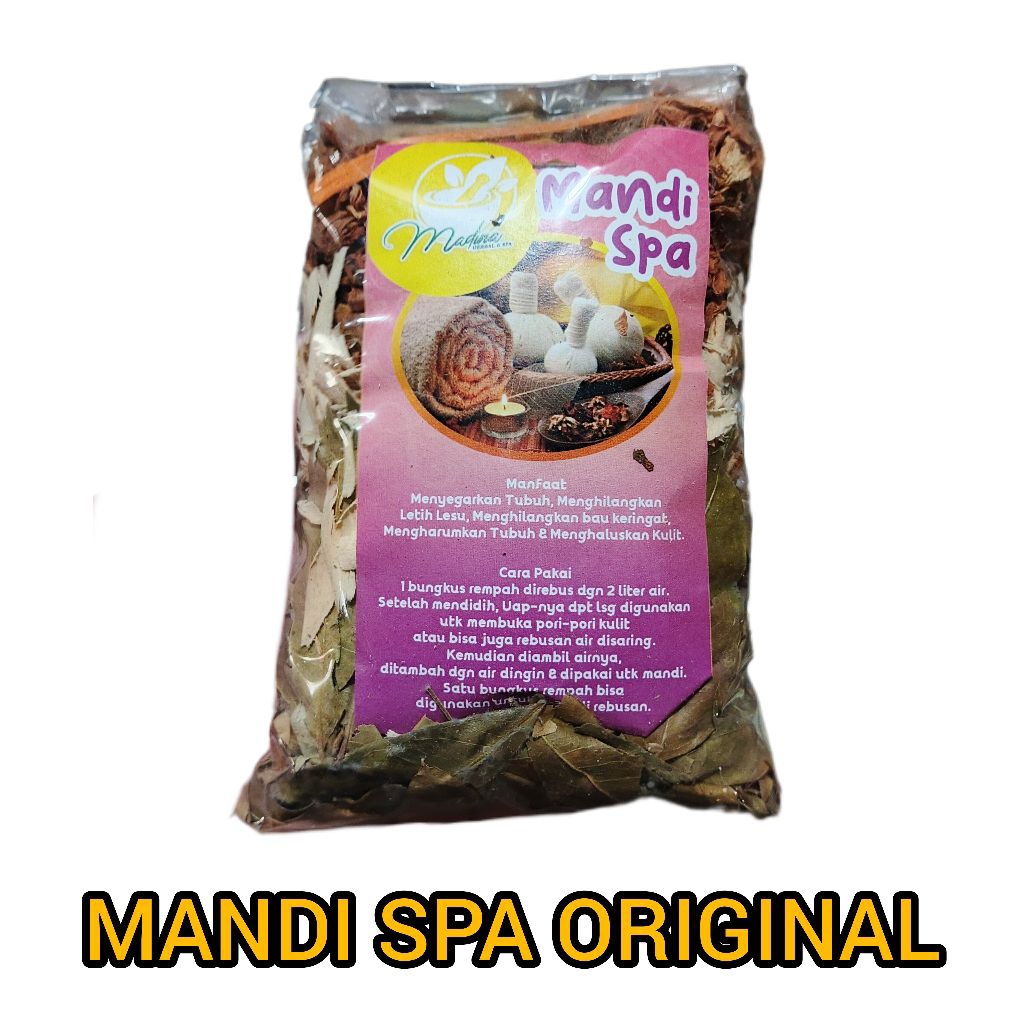 Mandi spa Madina herbal - rempah mandi original - rempah mandi berkualitas - uap sauna