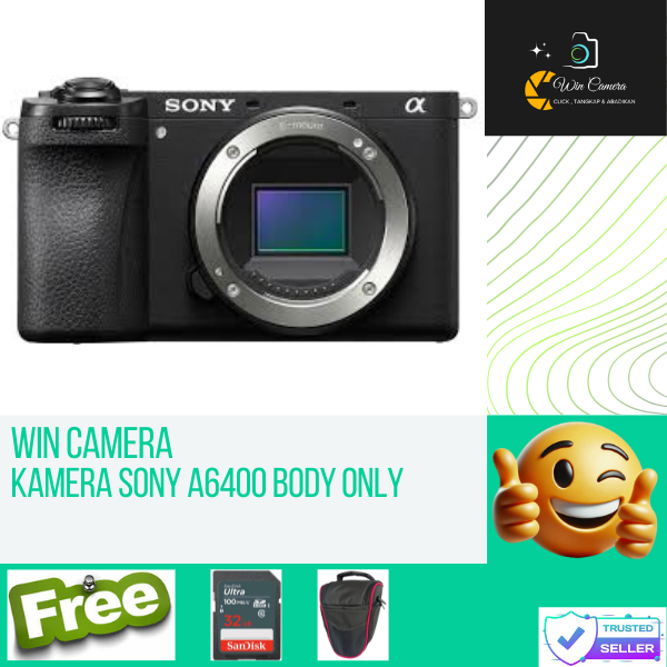 Kamera Sony A6400 Body Only / Camera Sony / Kamera Mirrorless / Camera Mirrorless