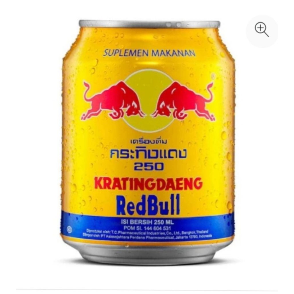 

REDBULL KRATINGDAENG 250ML (PROMO TERMURAH)