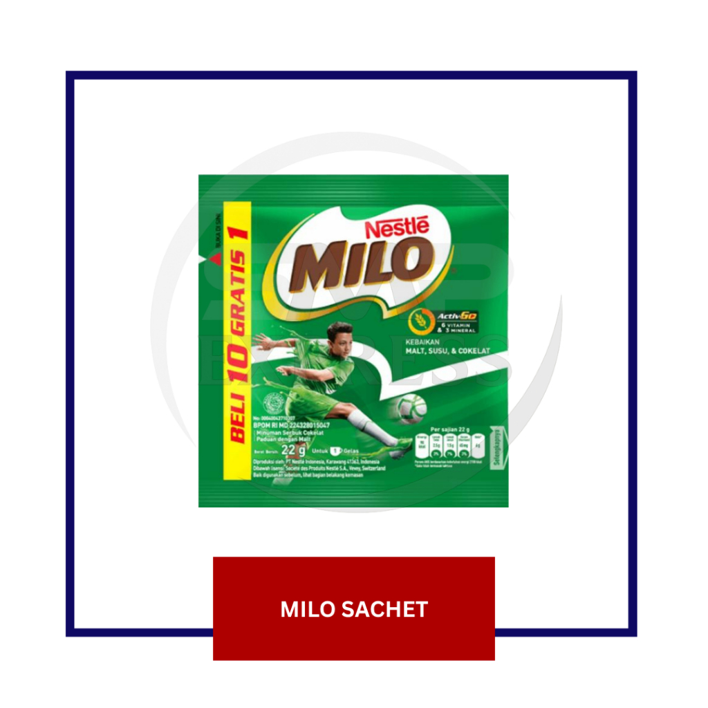 

Milo Active Go Sachet 10 Pcs Nestle Susu Coklat / Milo Activ Go