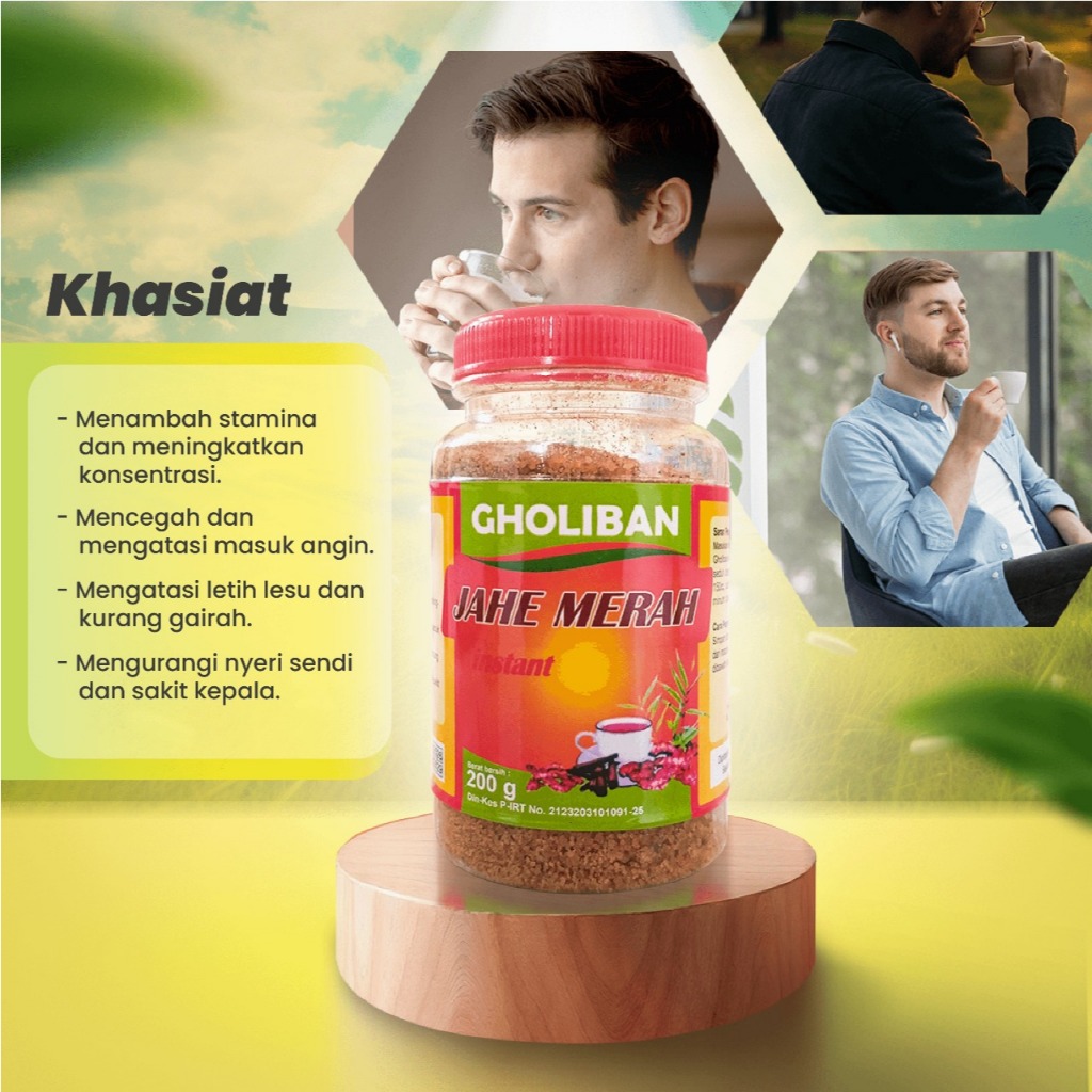 

Jahe merah instan gholiban 200gr
