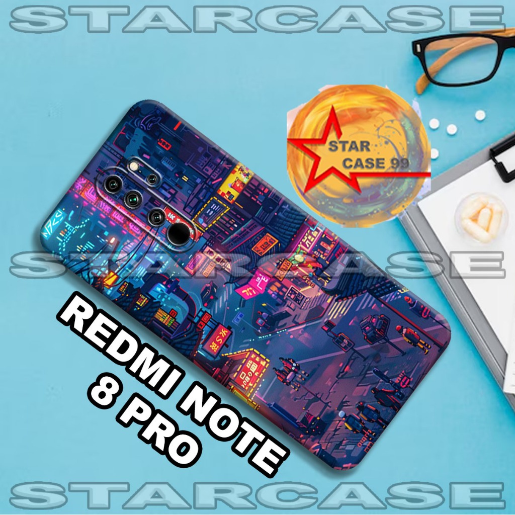 Softcase karet redmi note 8 pro/S48/Motif /case redmi note 8 pro/casing redmi note 8 pro