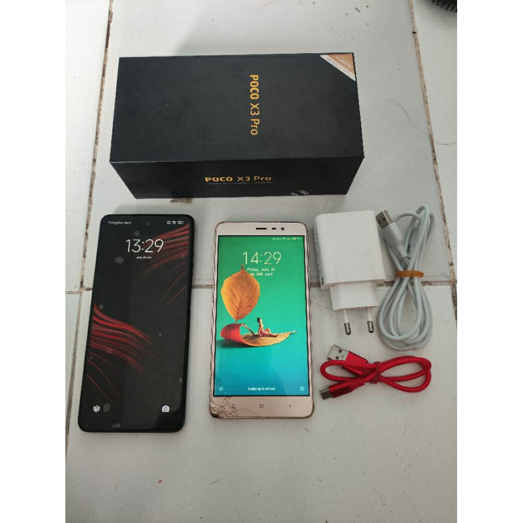 (DAPAT 2) POC0 X3 PRO SECOND 8/256 DAN REDM1 NOTE 3 PRO 3/32 SECOND