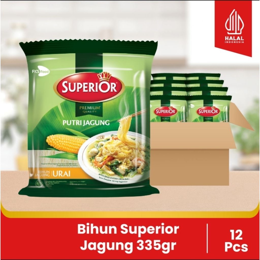 

Bihun Superior - Jagung - 1 Bal - 12 Keping