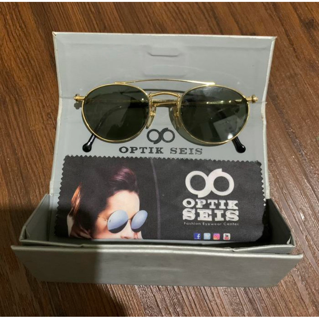 Kacamata Alain Delon authentic vintage version ex optik seis preloved