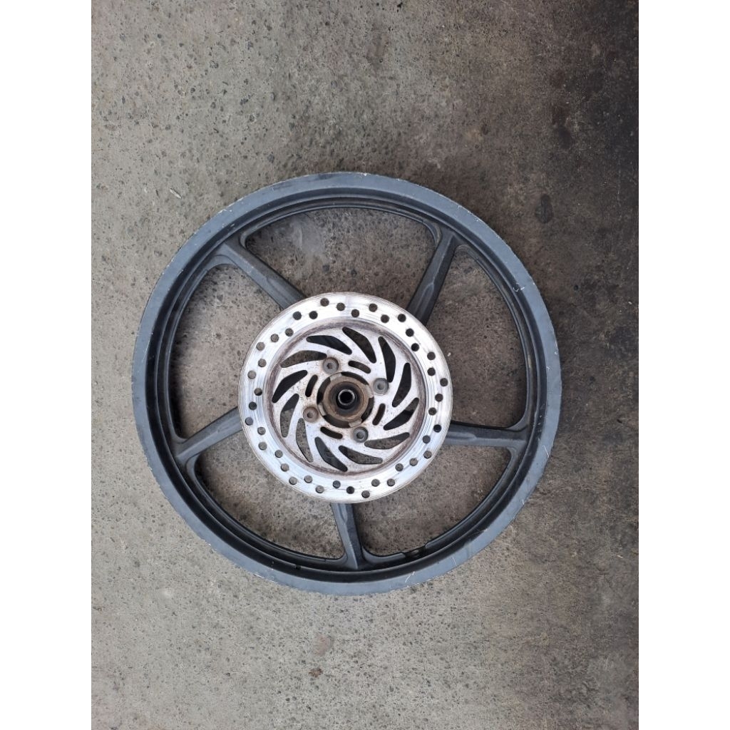 velg roda racing depan suprafi supra125fi supra125 fi injeksi disk datar blade revo absolute origina