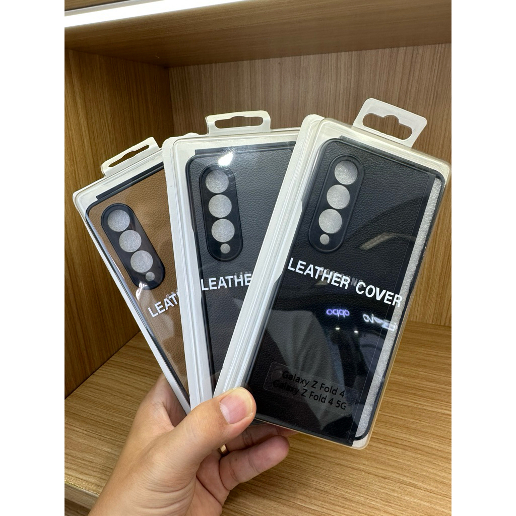 Leather Case Samsung Z Fold 4 / Fold 3 Case Kulit Galaxy Z Fold