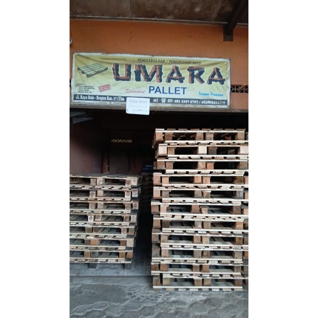 

Umara Palet Kayu Pallet Plastik Solo Masaran Sragen